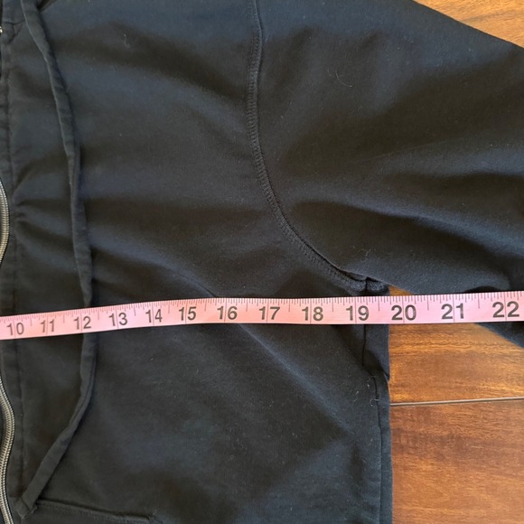 GOODLIFE Womens Full Zip Hoodie Black Size M Cotton Spandex Blend Made USA - Picture 12 of 14